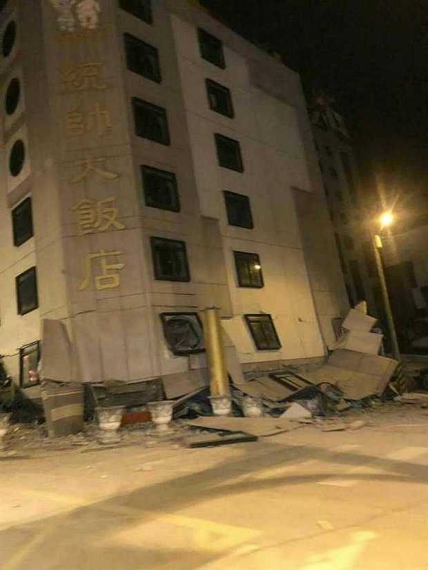 Terremoto de 6,4 sacudió la isla Taiwán, reportan personas atrapadas