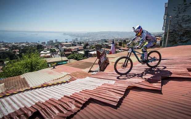 Marcelo Gutiérrez, cuarto en el Red Bull Valparaiso Cerro Abajo (Chile)