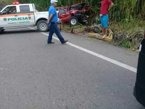 Dos personas muertas en accidente de tránsito entre Marmato y La Pintada 