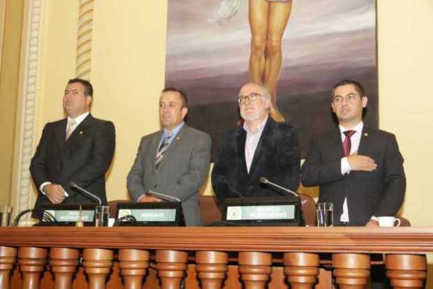 El gobernador de Caldas, Guido Echeverri, clausuró ayer el segundo periodo de sesiones ordinarias de la Asamblea de Caldas, acto