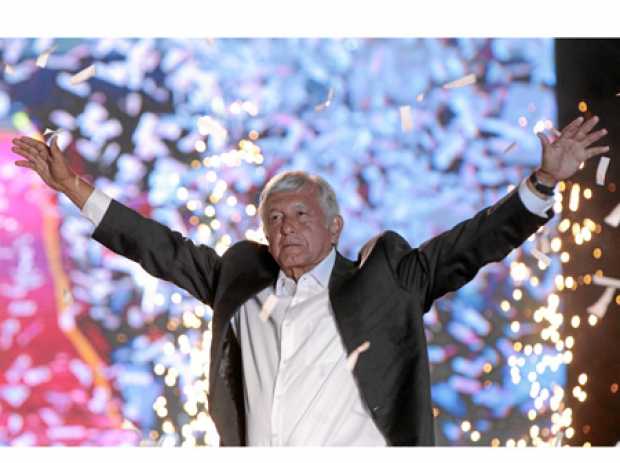 Foto | Efe | LA PATRIA López Obrador afirmó a los medios que la principal promesa es no permitir la corrupción ni la impunidad. 