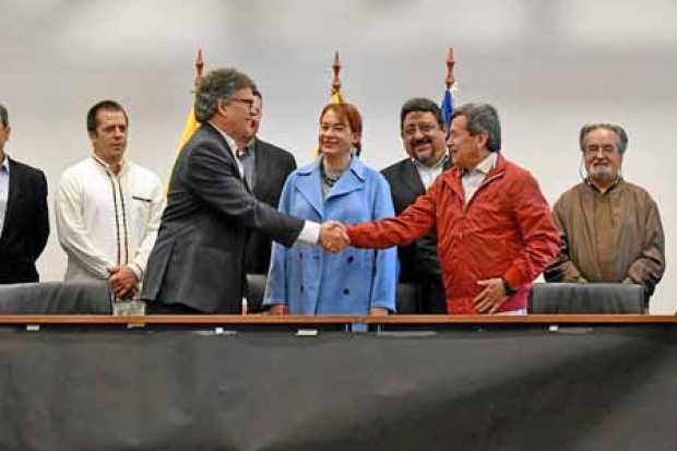 Foto | Archivo | LA PATRIA Las negociaciones entre el Eln y el Gobierno comenzaron su fase pública en febrero del 2017 en Quito,