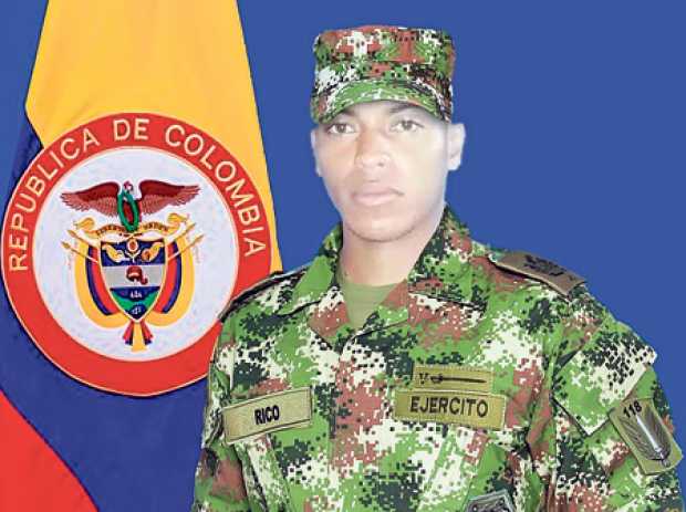 Foto | Cortesía Ejército Nacional | LA PATRIA  Lewis David Rico Sánchez llevaba cinco años en el Ejército. 