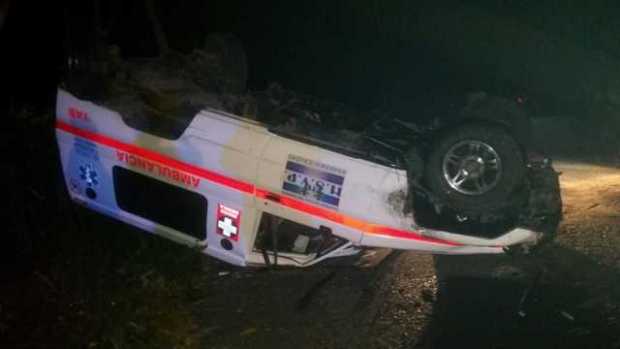 Ambulancia de Anserma se accidentó en Arauca (Palestina)