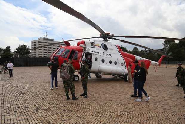 El Ejército Nacional decidió exhibir el 'Libertad 1', el helicóptero en el que se realizó la Operación Jaque. La nave fue exhibi