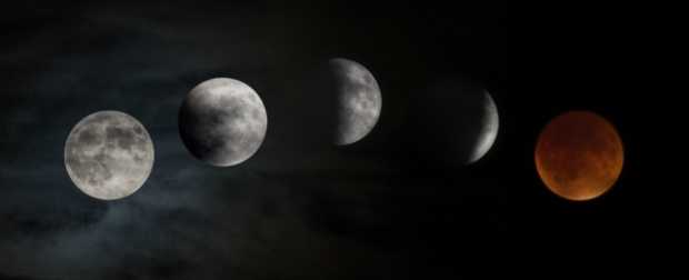 La penumbra, fase final del eclipse lunar será lo que apreciaremos en Colombia. 