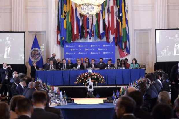 Apertura de la 70ª Asamblea General de la OEA en la sede del organismo en Washington, DC (EE.UU.).