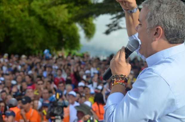 El candidato presidencial por el Centro Democrático aseguró que llegará a la presidencia con la ayuda del pueblo, y que no tiene