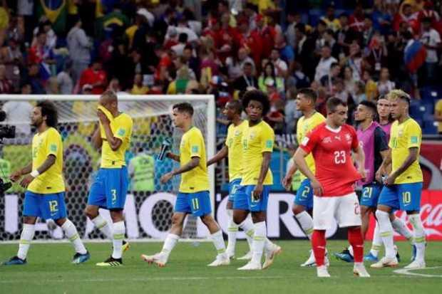 Brasil no pasa del empate ante Suiza 
