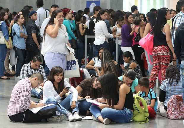 Feria de empleo. 