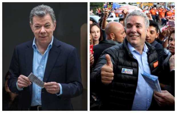 El jueves se reunirán Juan Manuel Santos e Iván Duque 