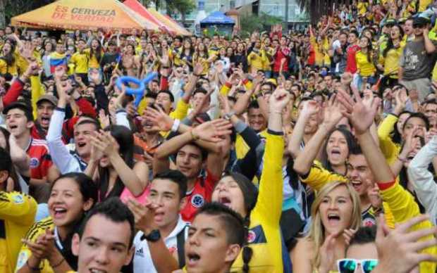 Partido Colombia en Manizales