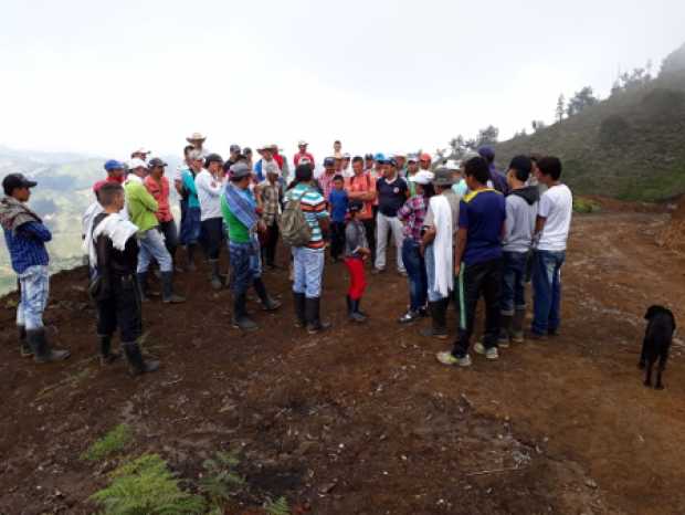 75 habitantes de siete veredas de Aguadas