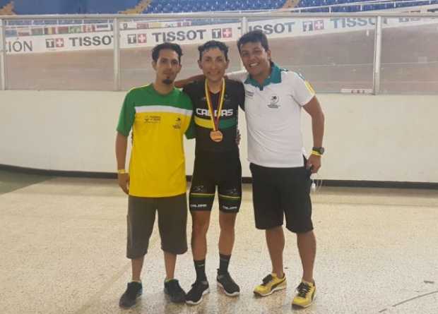 Fernando Pedraza obtuvo bronce en el Campeonato Nacional de Pista Élite