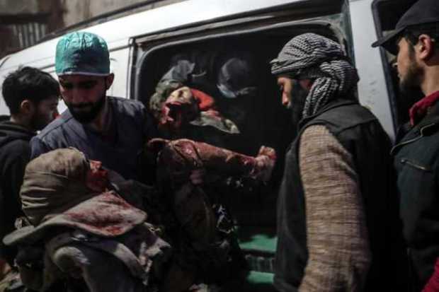 Al menos 35 civiles muertos por los bombardeos del régimen sirio contra Guta