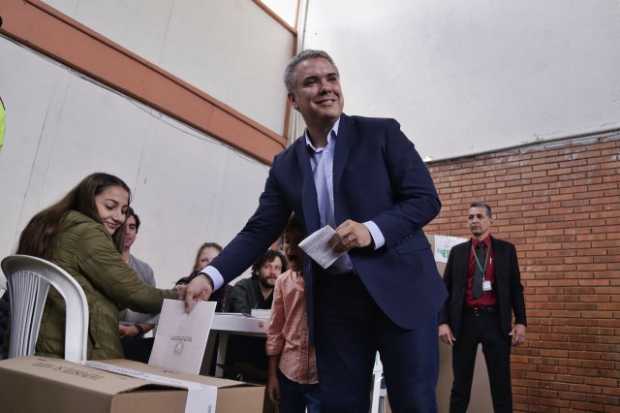 Iván Duque, ganador virtual de la Gran Consulta por Colombia