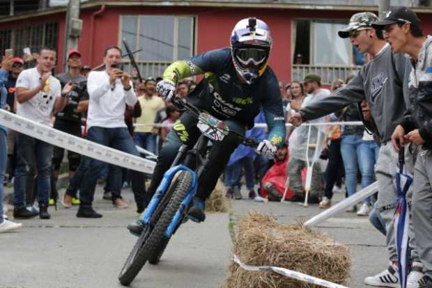 Marcelo Gutiérrez, sin frenos en la etapa urbana de la Copa Mundo de Enduro