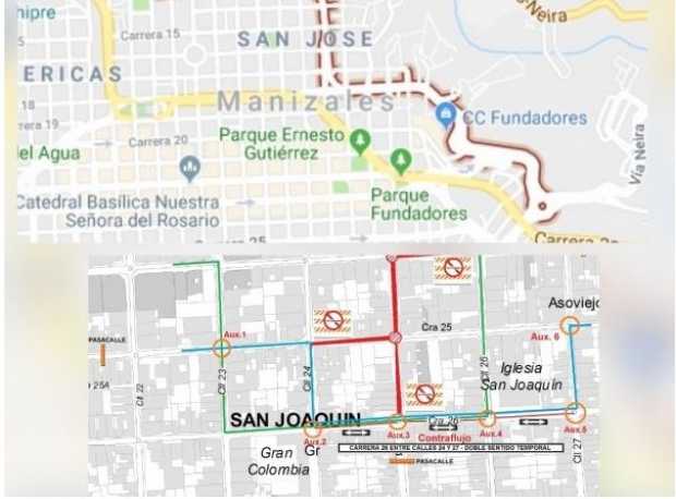 Entérese de los cierres viales en Manizales en esta Semana Santa