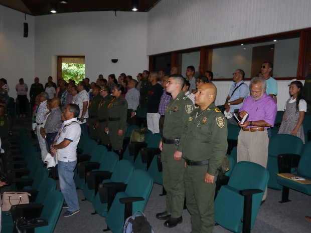 El Comando de Policía Caldas, en su rendición de cuentas, destacó la no presencia de grupos al margen de la ley en Caldas.