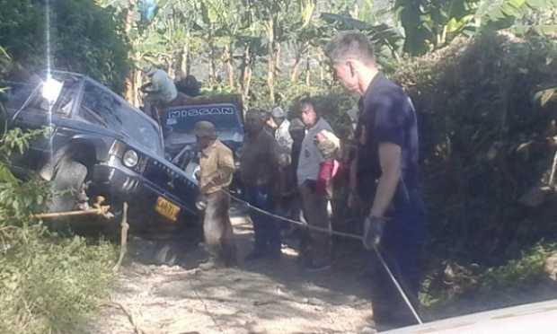 Accidente de tránsito en la vereda Sarciri