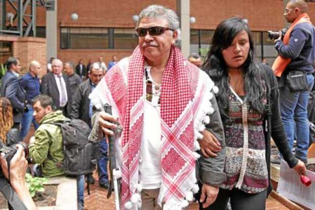 Foto | Efe | LA PATRIA Jesús Santrich adelantó una protesta ante lo que consideró un proceso fraudulento al que -según él- se qu