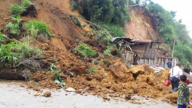 Ideam alerta de posibles derrumbes en Caldas