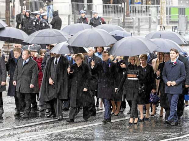 Los líderes mundiales se reunieron en París para conmemorar el centenario del Armisticio de la Primera Guerra Mundial. La mayorí