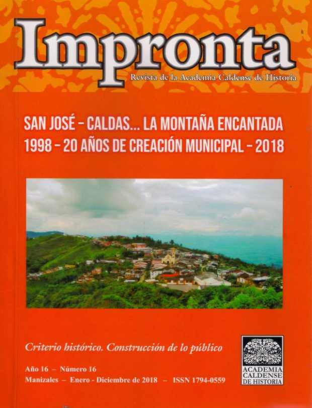 Academia Caldense de Historia, Revista Impronta