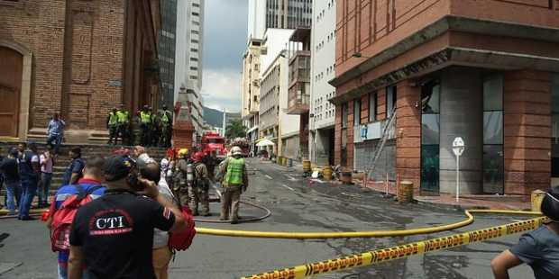 Explosión en la sede de la Fiscalía, en el centro de Cali (Valle del Cauca), no dejó víctimas 