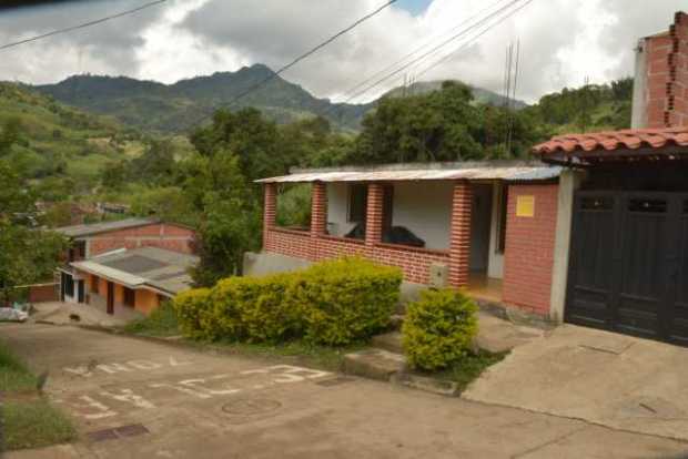 Casa se la familia Díaz Tapasco en el resguardo de San Lorenzo, donde anoche asesinaron a tres de sus integrantes. 
