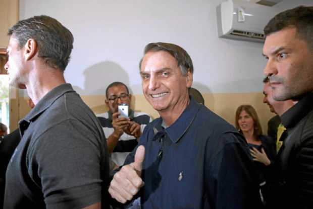Jair Bolsonaro se quedó a cuatro puntos de ganar los comicios presidenciales en primera vuelta. 