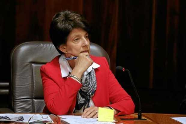 Cristina Pardo, magistrada de la Corte Constitucional, quien fue derrotada en su ponencia de limitar las semanas para interrumpi