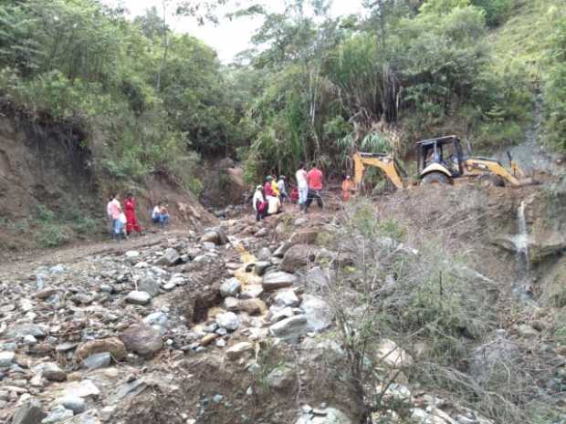 Avalancha de tierra deja una persona muerta en vereda de Aguadas 