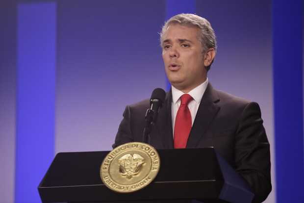 El presidente de la República, Iván Duque