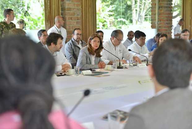  La vicepresidente de la República, Marta Lucía Ramírez, en el marco del evento ‘El Diálogo, la profundización de la democracia 