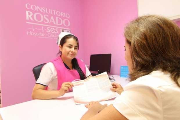 consultorio rosado