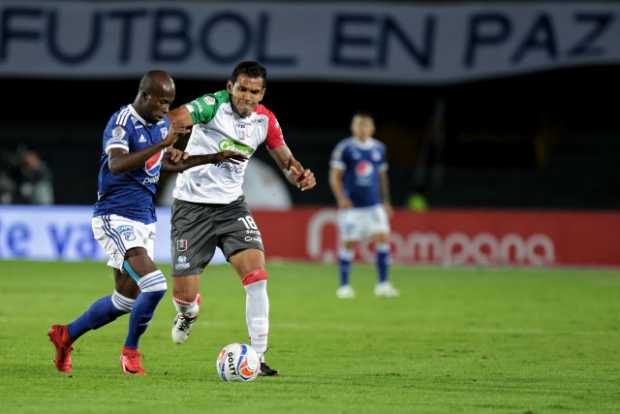 Partidazo del Once Caldas en este primer tiempo ante Millonarios: gana 1-0