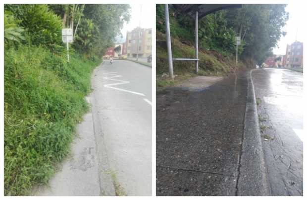 Recuperaron el andén en Villa Carmenza 