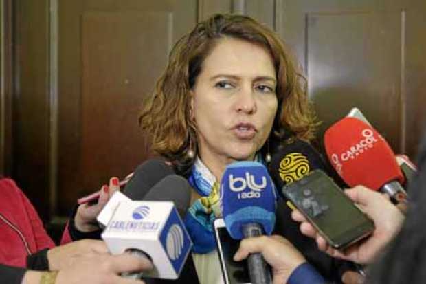 Foto | Colprensa | LA PATRIA  Nancy Patricia Gutiérrez, ministra del Interior