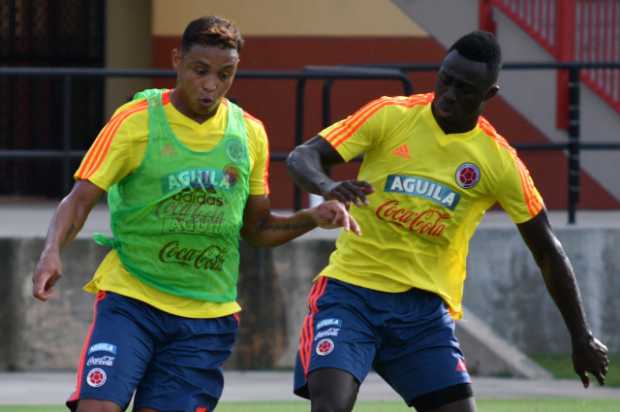 Luis Fernando Muriel y Dávinson Sánchez serían titulares hoy contra Argentina