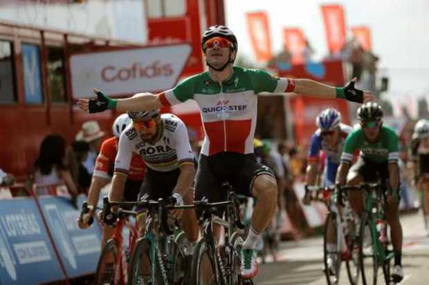 Elia Viviani ganó la décima etapa de la Vuelta y Nairo se mantiene tercero en la general