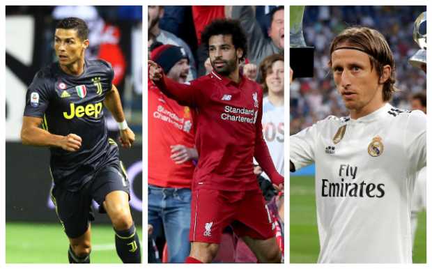 Cristiano, Salah y Modric nominados al premio The Best