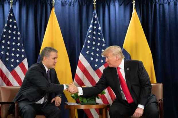 Trump augura éxito a Duque en lucha contra las drogas y celebra su denuncia a Venezuela