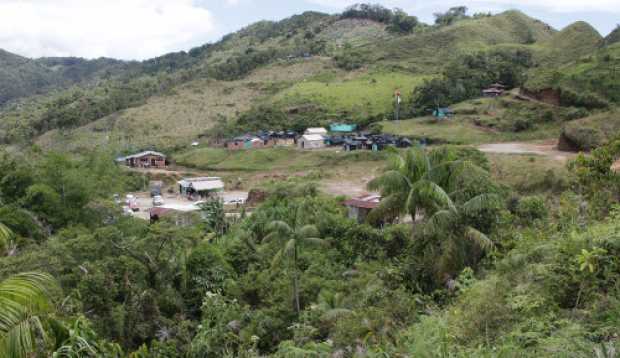 Aquí se construirá el nuevo centro poblado.