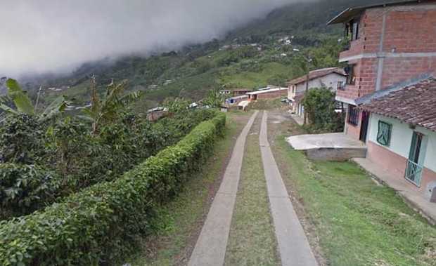 Vereda donde se reportó el caso