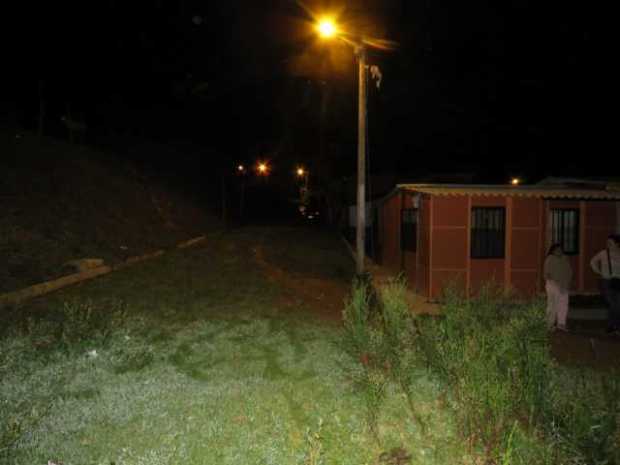 Sitio donde ocurrió el homicidio.