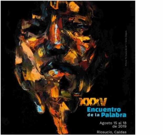 El afiche de los 35 años del Encuentro de la Palabra es de Carlos Delgado, artista riosuceño, que ha expuesto en Moscú, Suecia, Países Bajos y Colombia. Fue elaborado en acrílico y óleo. El afiche de los 35 años del Encuentro de la Palabra es de Carlos Delgado, artista riosuceño, que ha expuesto en Moscú, Suecia,