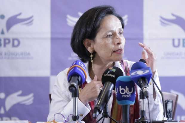 Luz Marina Monzón, directora de la Unidad de Búsqueda de Personas. Luz Marina Monzón, directora de la Unidad de Búsqueda de Personas.