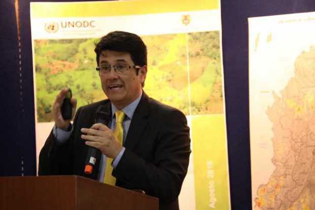 Leonardo Correa, coordinador del Sistema Integrado de Monitoreo de Cultivos Ilícitos e integrante de la Oficina de las Naciones 