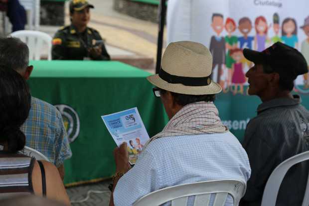 La actividad de socialización que se desarrolló en Chinchiná.